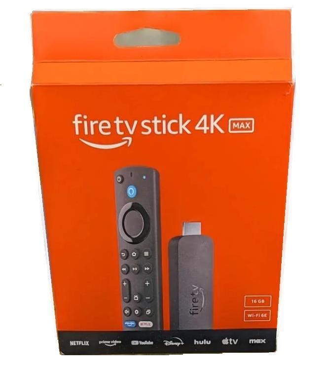 Fire TV Stick Com Alexa 4K Max Última Geração 16GB Streaming HDMI